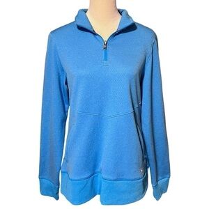 Under Armour women’s LG semi-fitted cold gear pull over with zip pockets